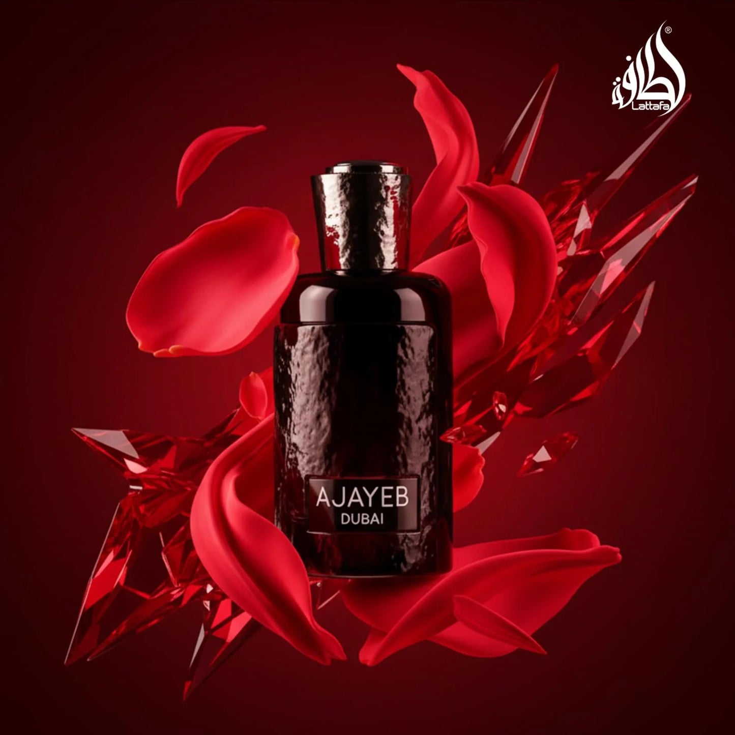Lattafa Ajayeb Dubai Eau de Parfum Spray for Men, 3.4 Ounce