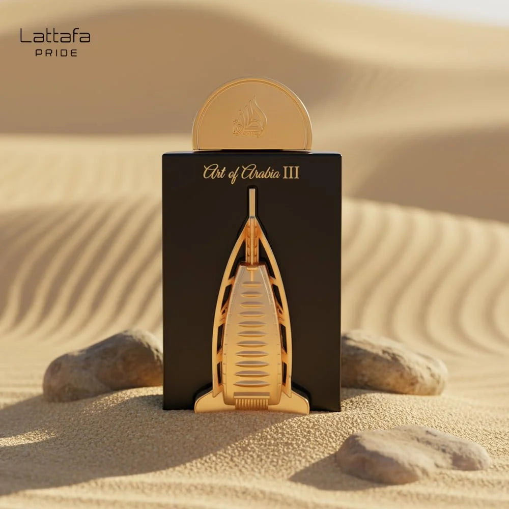 Lattafa Pride Art Of Arabia III Eau de Parfum Spray for Unisex, 3.4 Ounce