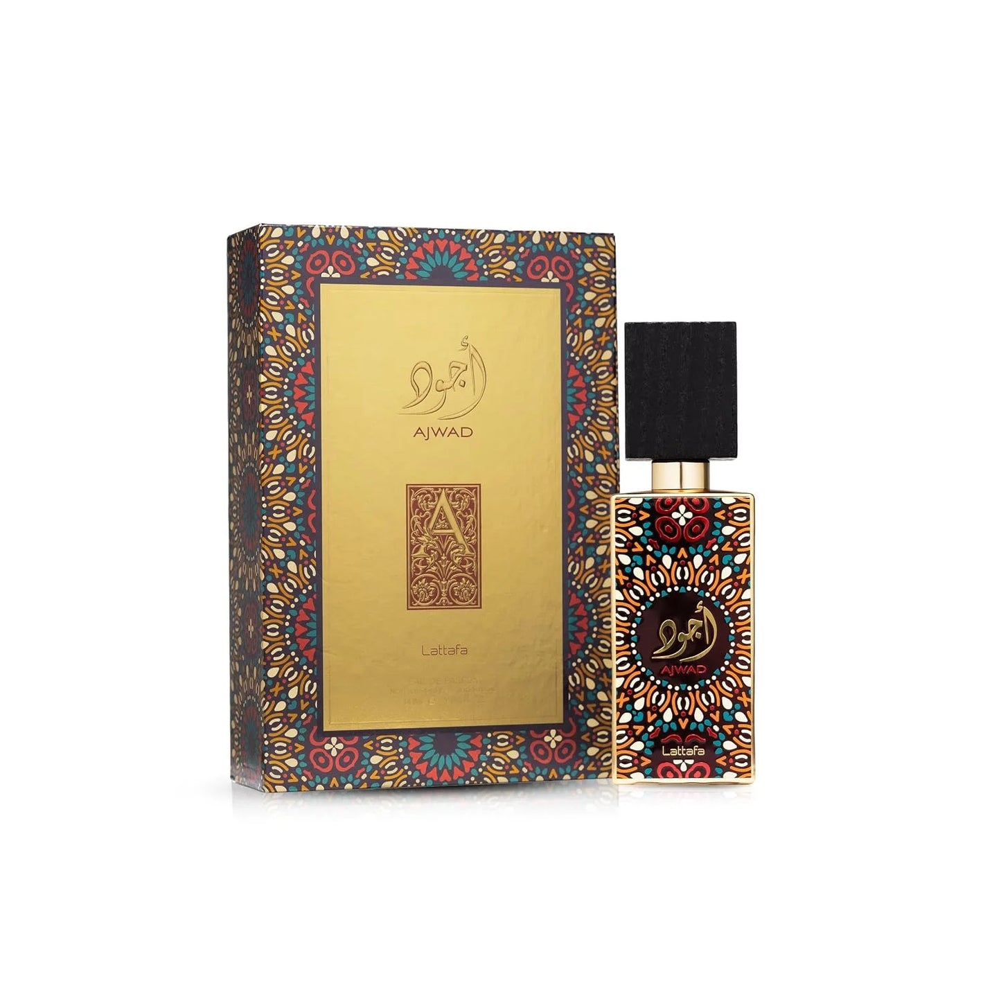 Lattafa Ajwad Eau De Parfum Spray for Unisex, 2.0 Ounce