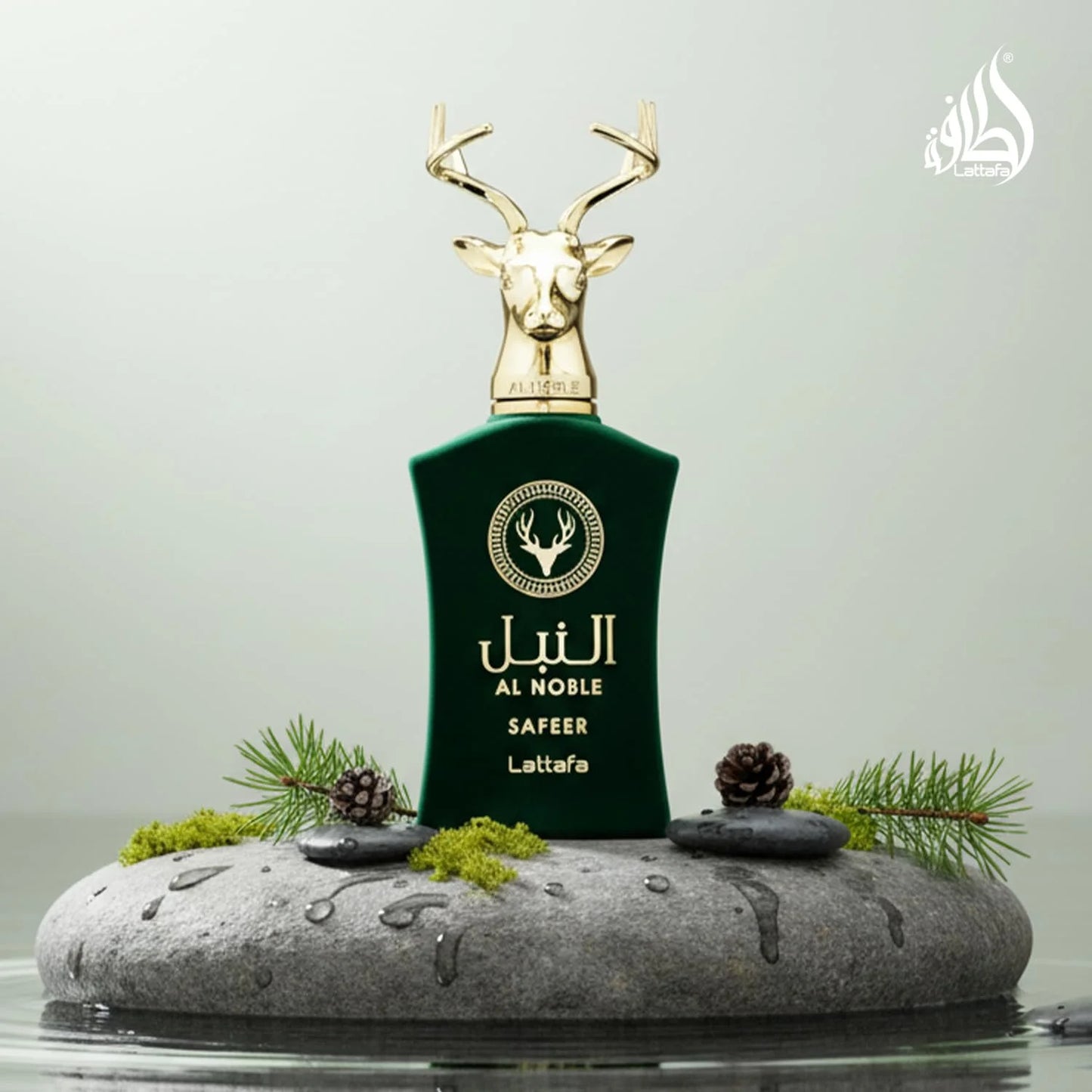 Lattafa Al Noble Safeer Eau de Parfum Spray for Unisex, 3.4 Ounce