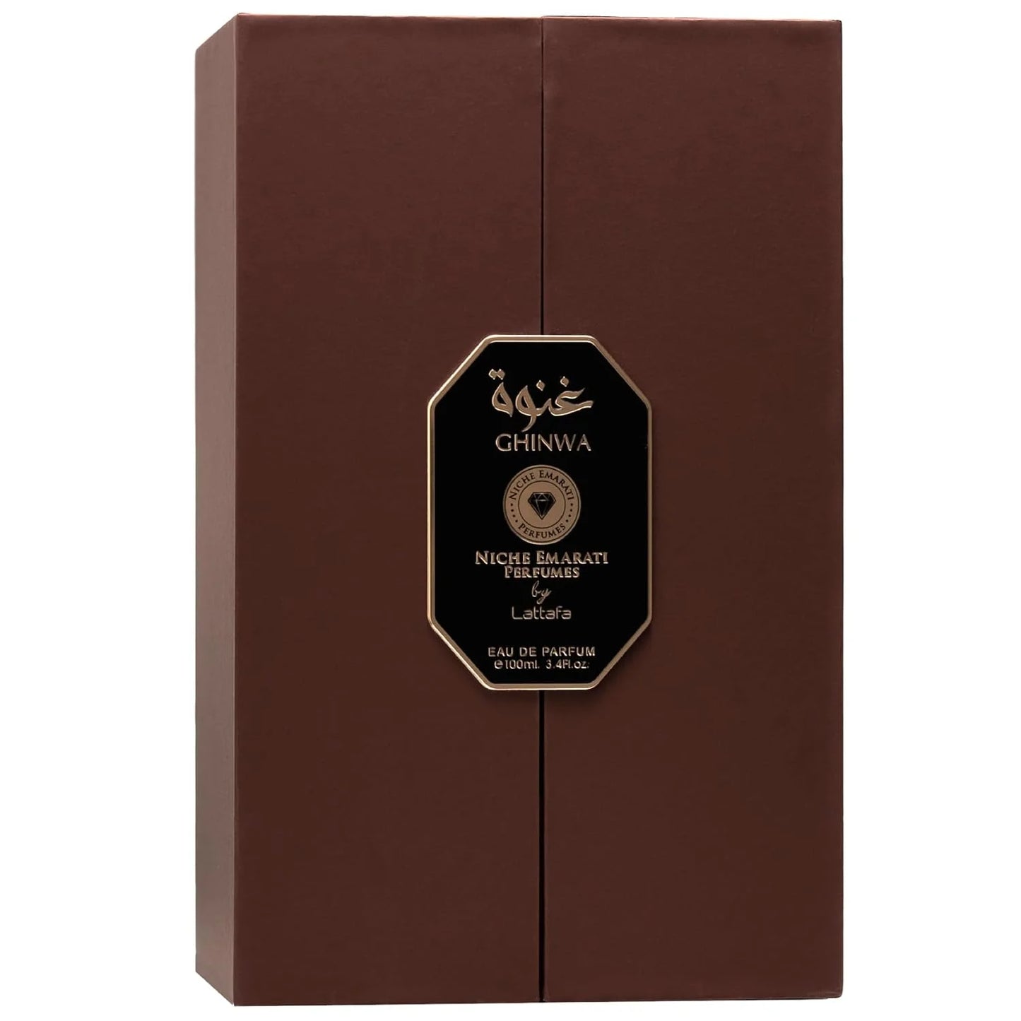 Lattafa Niche Emarati Ghinwa – Fruity, Floral, Woody, Mossy – Eau de Parfum Long-Lasting Fragrance for Everyone, 3.4 Ounce / 100 ml