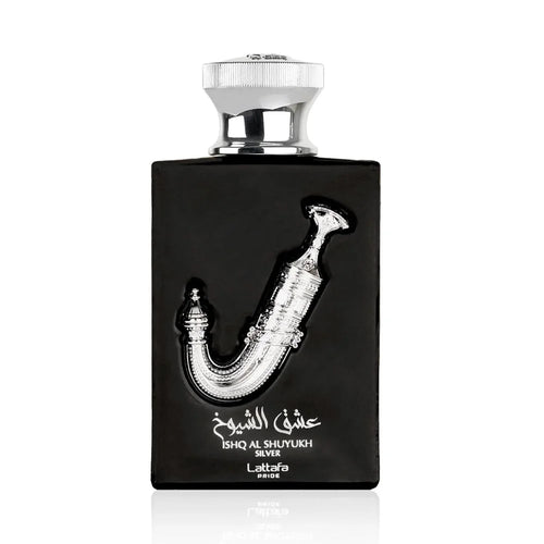 Lattafa Perfumes Ishq Al Shuyukh Silver for Unisex Eau de Parfum Spray, 3.4 Ounce