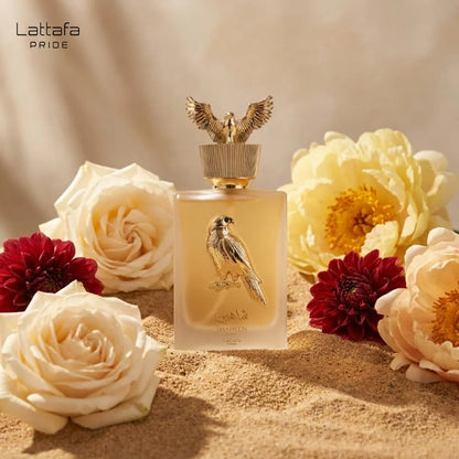 Lattafa Perfumes Shaheen Gold for Unisex Eau de Parfum Spray, 3.4 Ounce
