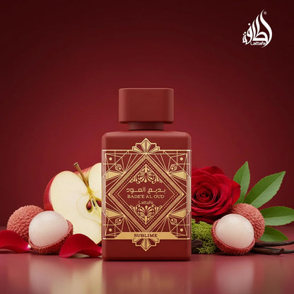 Lattafa Bade'e Al Oud Sublime - Tropical, Fruity, Fresh, Vanilla - Eau de Parfum Long-Lasting Fragrance for Unisex, 3.40 Ounce / 100 ml