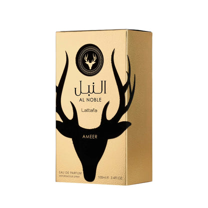 Lattafa Al Noble Ameer Eau De Parfum Spray for Unisex, 3.4 Ounce
