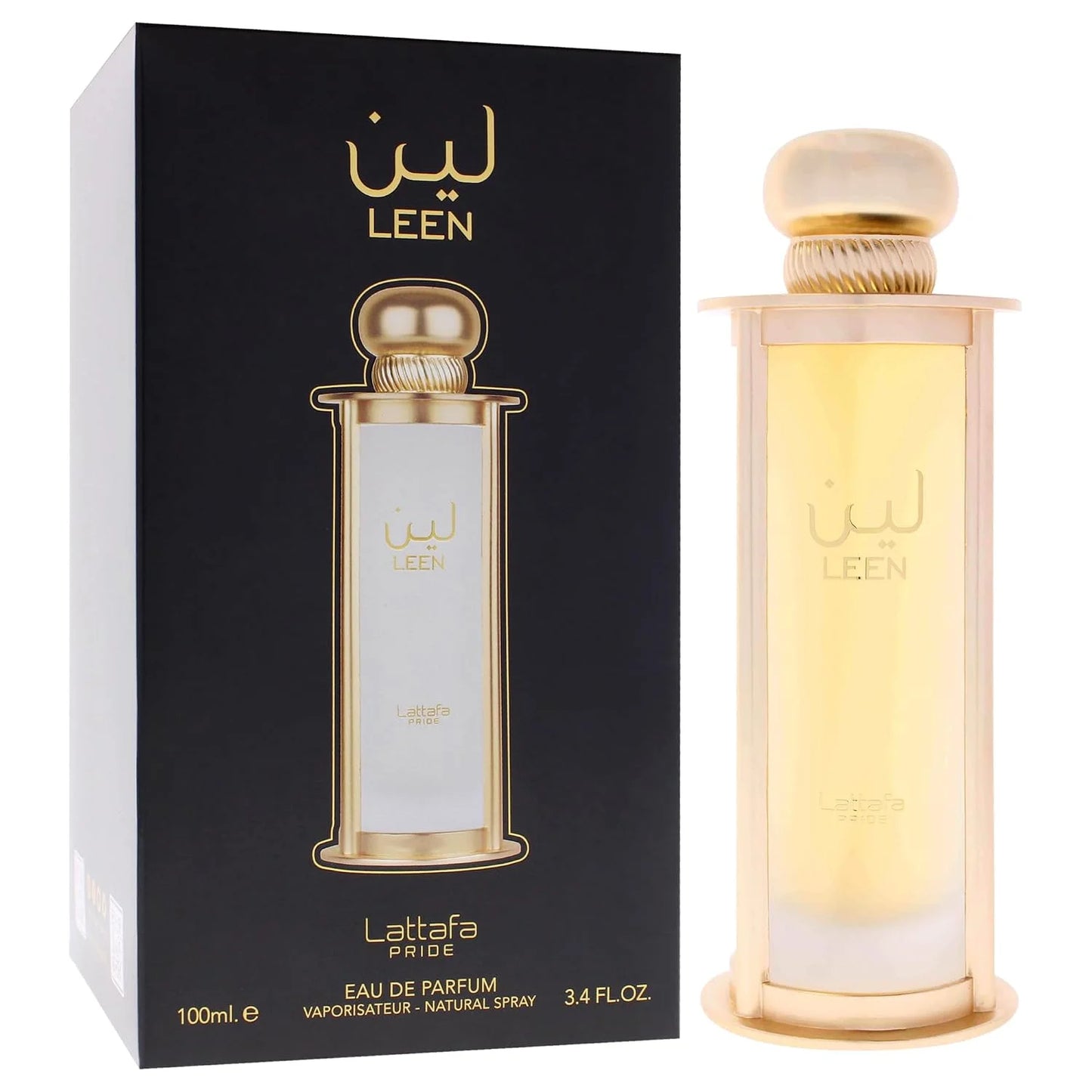Lattafa Pride Leen Eau de Parfum Spray for Unisex, 3.4 Ounce