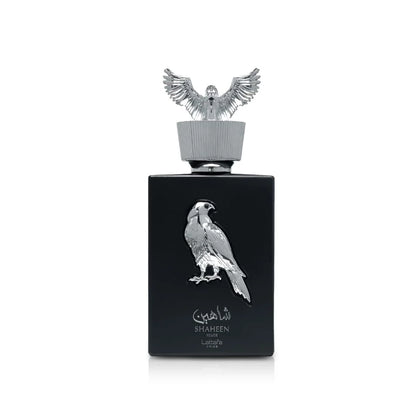 Lattafa Pride Shaheen Silver – Fresh, Fruity, Chypre, Amber – Eau de Parfum Long-Lasting Fragrance for Unisex, 3.4 Ounce / 100 ml