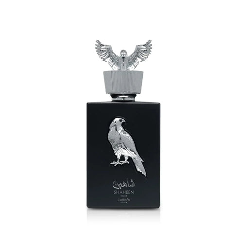 Lattafa Pride Shaheen Silver – Fresh, Fruity, Chypre, Amber – Eau de Parfum Long-Lasting Fragrance for Unisex, 3.4 Ounce / 100 ml