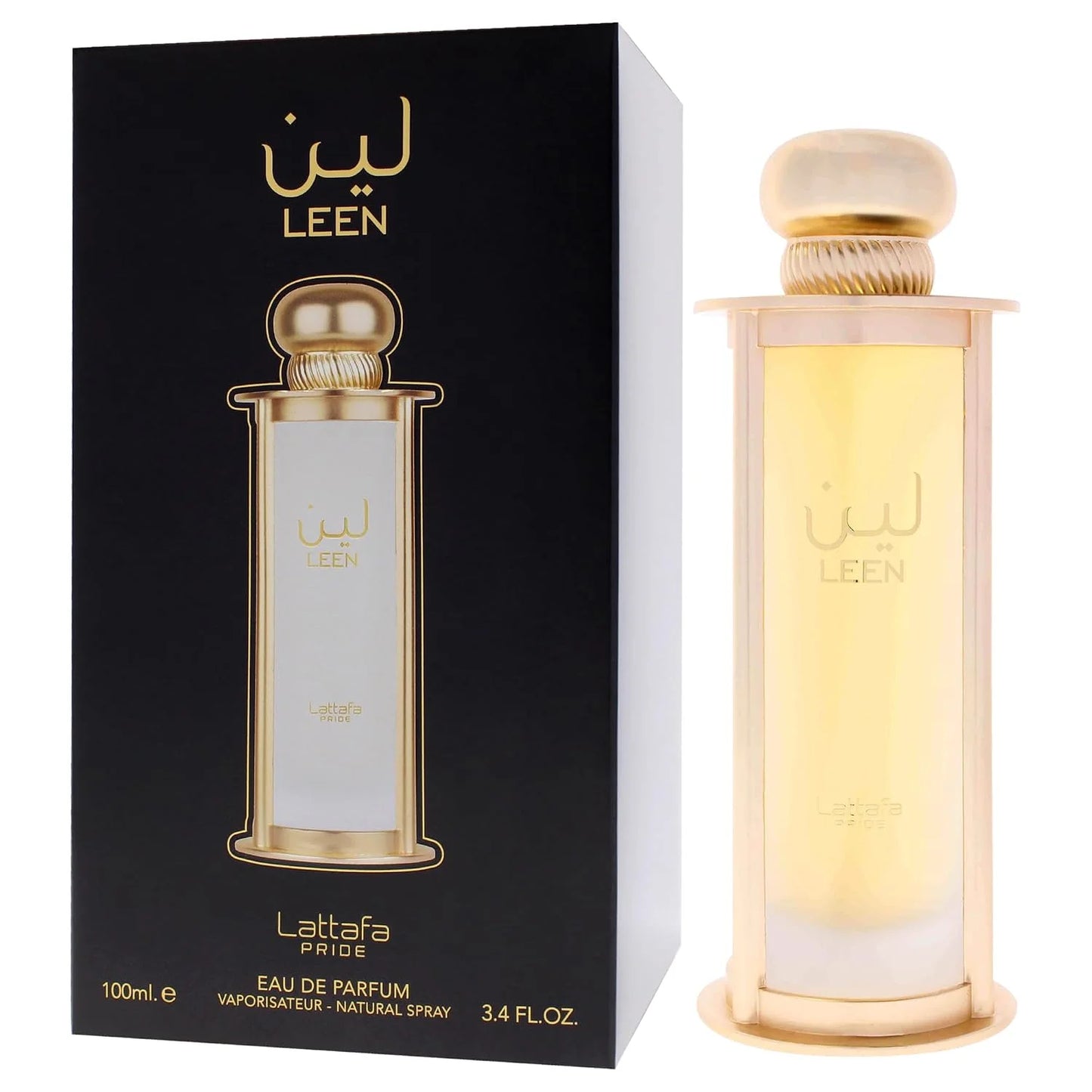 Lattafa Pride Leen Eau de Parfum Spray for Unisex, 3.4 Ounce
