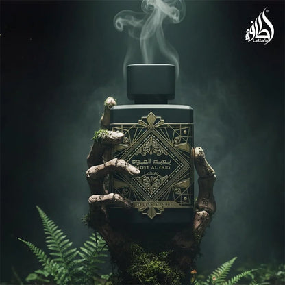 Lattafa Bade'e Al Oud Oud for Glory - Oriental Woody, Caramel, Warm Spicy - Eau de Parfum Long-Lasting Fragrance for Unisex, 3.40 Ounce / 100 ml