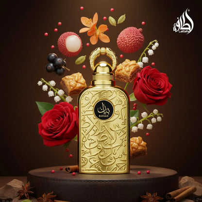 Lattafa Bayaan Eau de Parfum Spray for Women, 3.4 Ounce