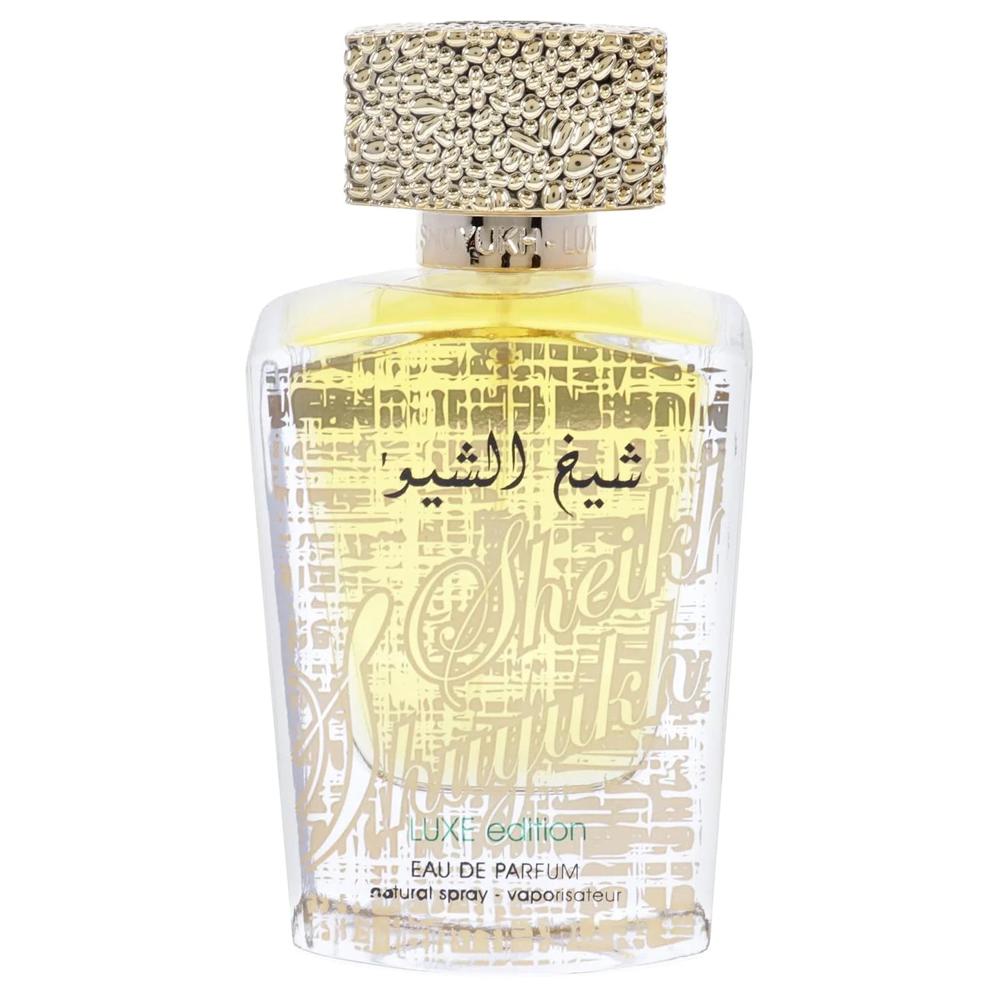Lattafa Sheikh Al Shuyukh Luxe Edition – Spicy, Sweet, Woody, Amber – Eau de Parfum Spray Long-Lasting Fragrance for Unisex, 3.4 Ounce / 100 ml