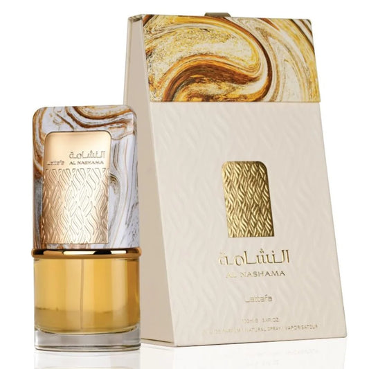 Lattafa Al Nashama - Spicy, Fruity, Amber, Leather - Eau de Parfum Long-Lasting Fragrance for Unisex, 3.4 Ounce / 100 ml