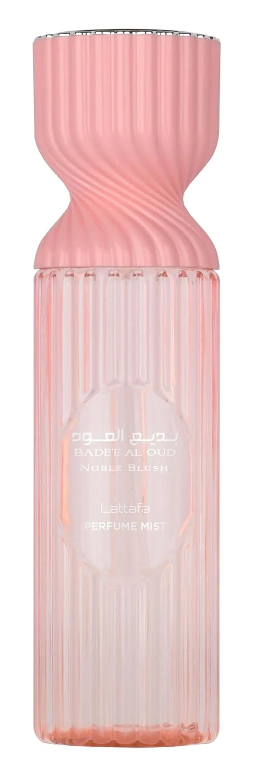 Lattafa Body Mist Badee Eau De Parfum | Rose Petals, Almond, Sandalwood, Vanilla | Long-Lasting Perfume Fragrance