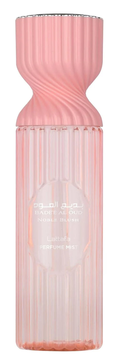 Lattafa Body Mist Badee Eau De Parfum | Rose Petals, Almond, Sandalwood, Vanilla | Long-Lasting Perfume Fragrance