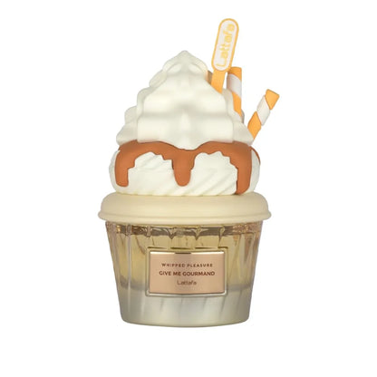 Lattafa Whipped Pleasure Eau de Parfum, Give Me Gourmand Collection, Spray Form, 75ml, Whipped Cream, Caramel & Vanilla Scent, Long-lasting