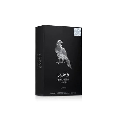 Lattafa Pride Shaheen Silver – Fresh, Fruity, Chypre, Amber – Eau de Parfum Long-Lasting Fragrance for Unisex, 3.4 Ounce / 100 ml