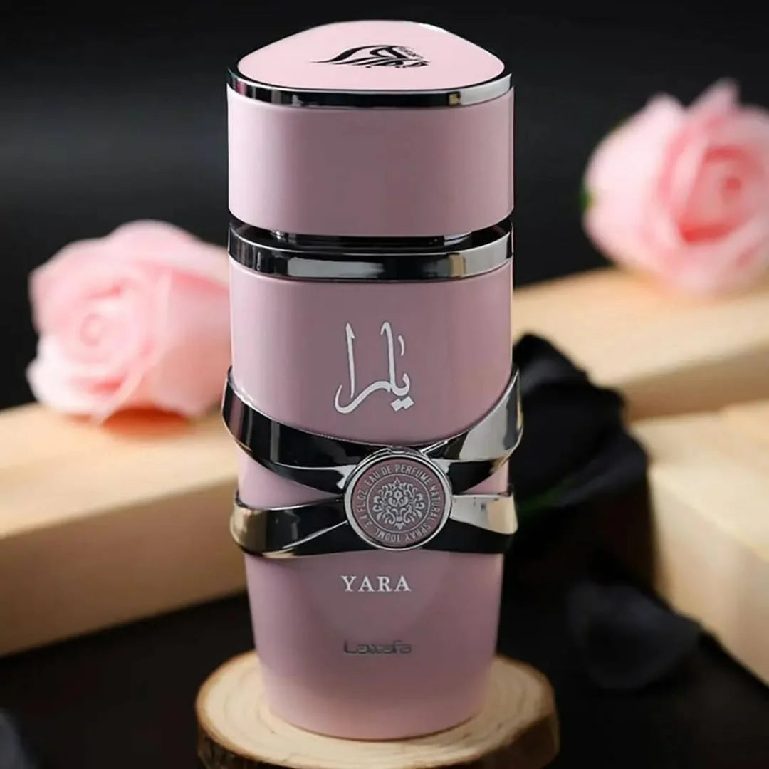 Lattafa Yara for Women Eau de Parfum Spray, 3.4 Ounce (Pack of 3)
