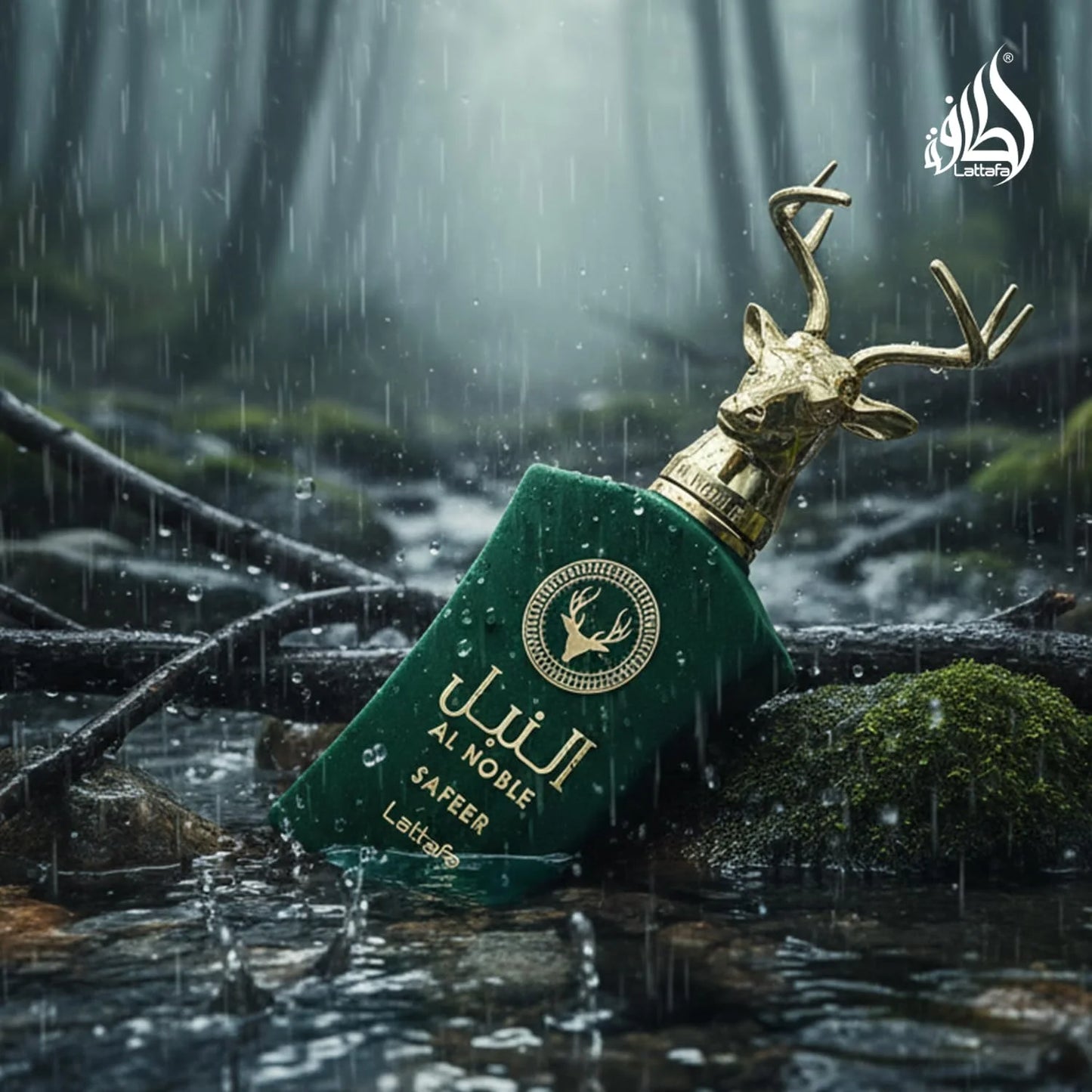 Lattafa Al Noble Safeer Eau de Parfum Spray for Unisex, 3.4 Ounce