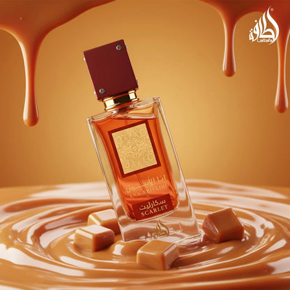Lattafa Ana Abiyedh Scarlet – Fruity, Floral, Spicy, Sweet – Eau de Parfum Spray Long-Lasting Fragrance for Unisex, 2.0 Ounce / 60 ml