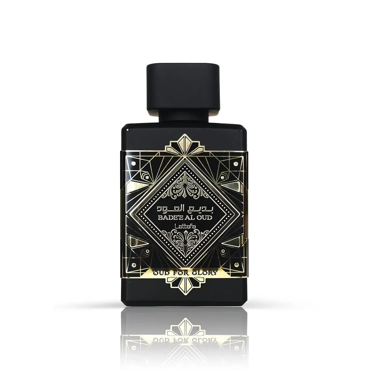 Lattafa Bade'e Al Oud Oud for Glory - Oriental Woody, Caramel, Warm Spicy - Eau de Parfum Long-Lasting Fragrance for Unisex, 3.40 Ounce / 100 ml