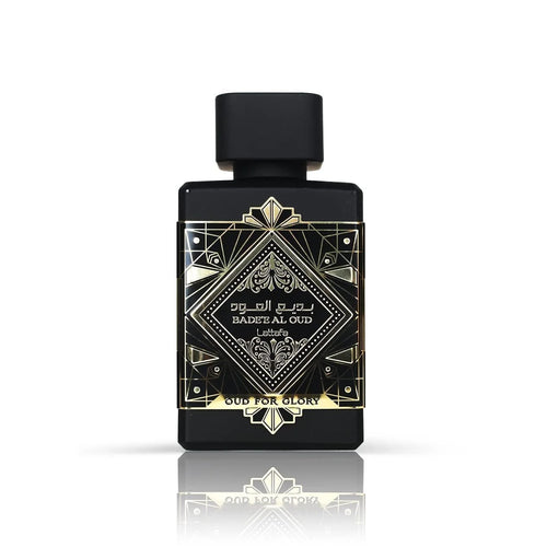 Lattafa Bade'e Al Oud Oud for Glory - Oriental Woody, Caramel, Warm Spicy - Eau de Parfum Long-Lasting Fragrance for Unisex, 3.40 Ounce / 100 ml
