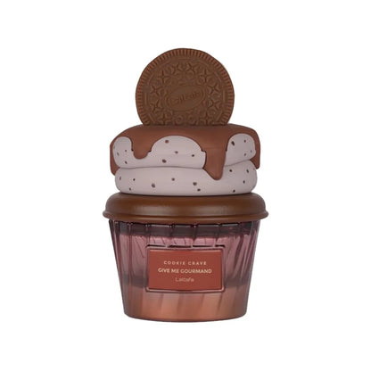 Lattafa Cookie Crave Eau de Parfum, Give me Gourmand Collection, 75ml Spray, Sweet Vanilla Cookie Scent, Cocoa Butter and Sugar Notes