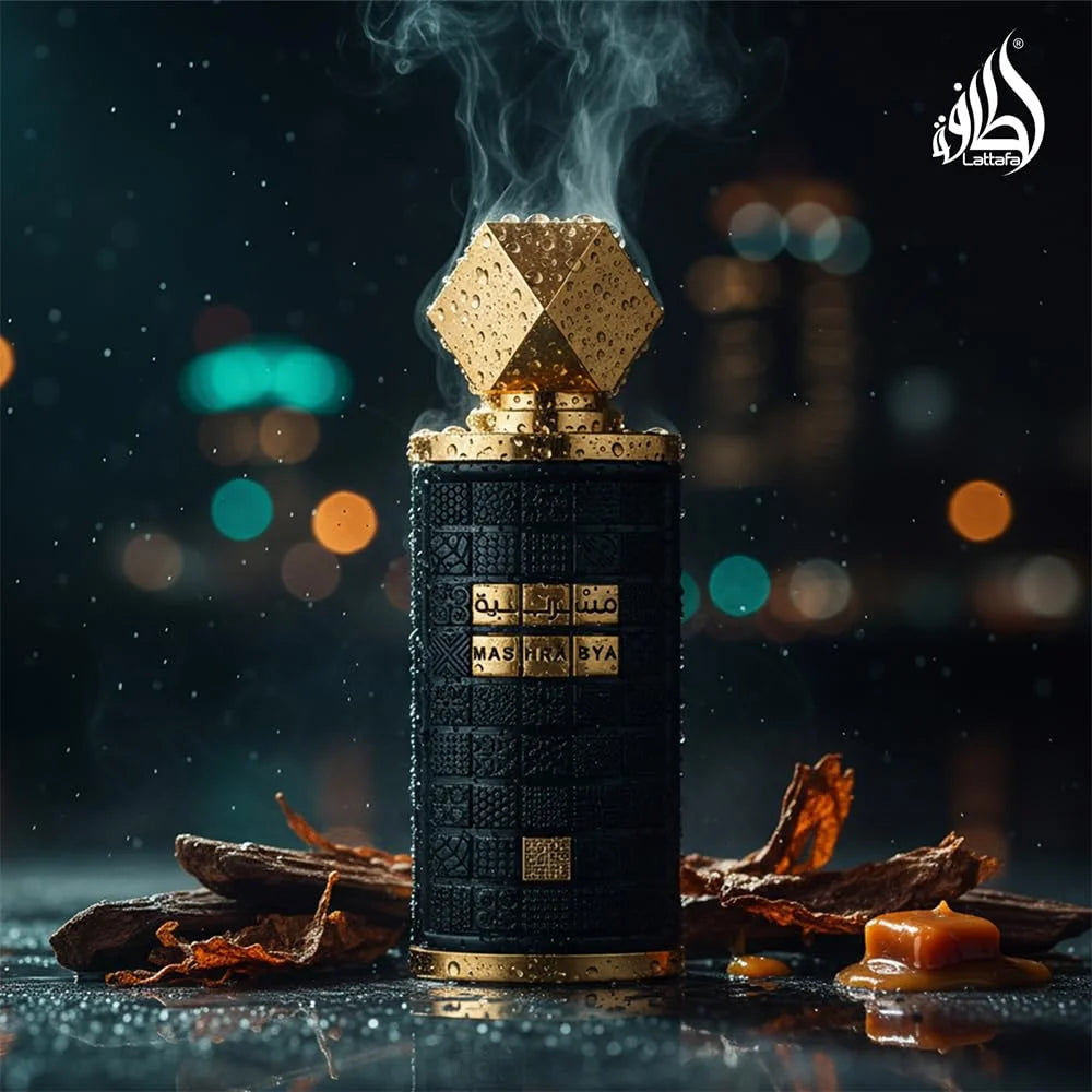 Lattafa Mashrabya for Unisex Eau de Parfum Spray, 3.4 Ounce / 100 ml