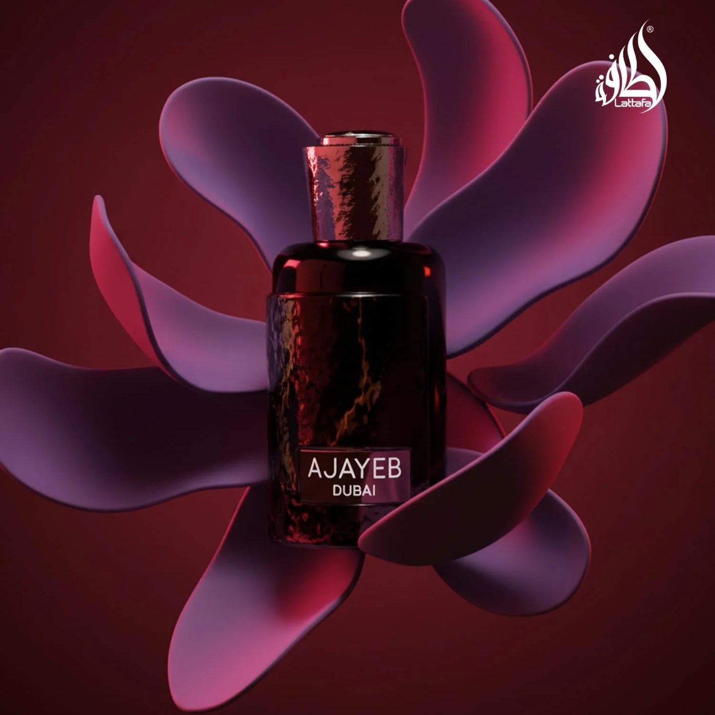 Lattafa Ajayeb Dubai Eau de Parfum Spray for Men, 3.4 Ounce