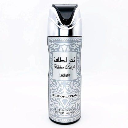 Lattafa Fakhar for Men - Fresh, Marine, Woody, Earthy - Perfumed Deodorant Spray, 6.67 Ounce / 200 ml