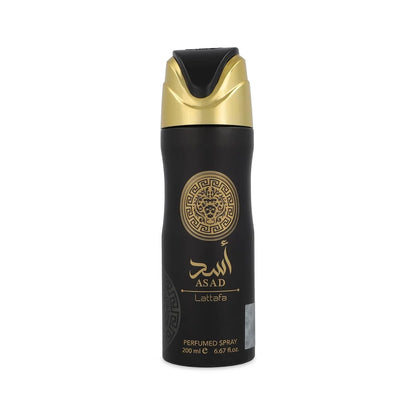 Lattafa Asad Perfumed Deodorant Spray for Men, 6.7 Ounce