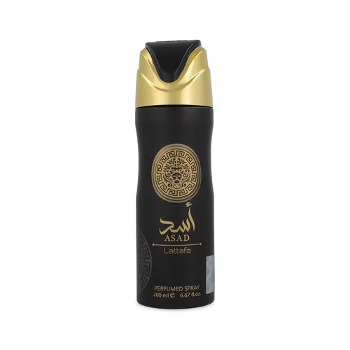 Lattafa Asad Perfumed Deodorant Spray for Men, 6.7 Ounce