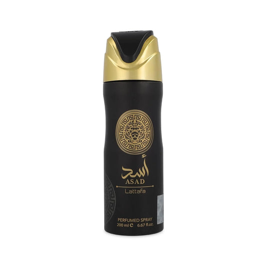 Lattafa Asad Perfumed Deodorant Spray for Men, 6.7 Ounce