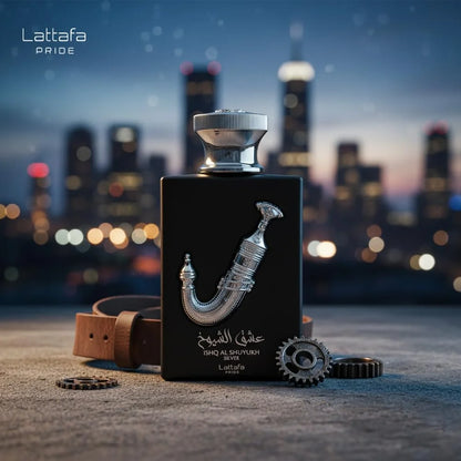 Lattafa Perfumes Ishq Al Shuyukh Silver for Unisex Eau de Parfum Spray, 3.4 Ounce