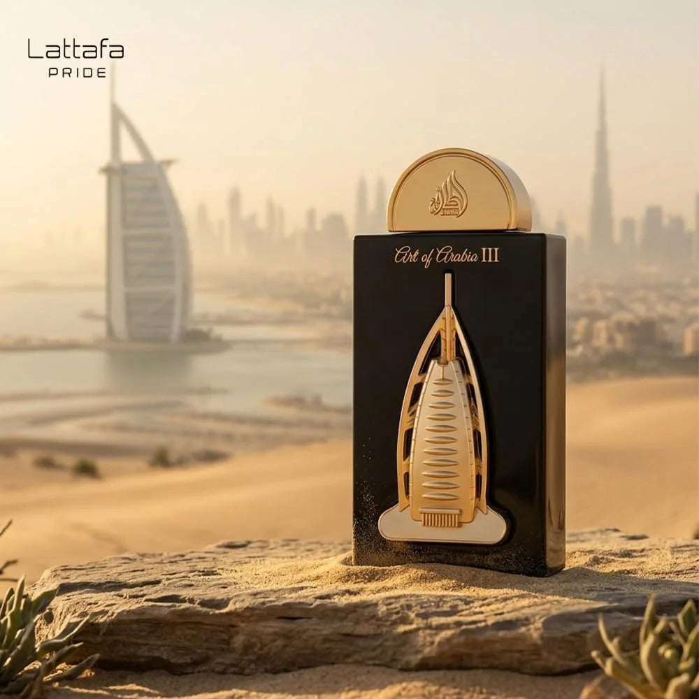 Lattafa Pride Art Of Arabia III Eau de Parfum Spray for Unisex, 3.4 Ounce