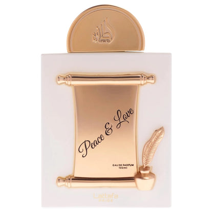 Lattafa Pride Peace & Love for Unisex Eau de Parfum Spray, 3.4 Ounce / 100 ml