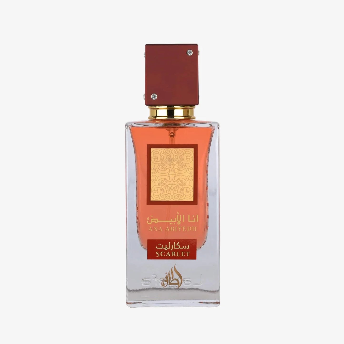 Lattafa Ana Abiyedh Scarlet – Fruity, Floral, Spicy, Sweet – Eau de Parfum Spray Long-Lasting Fragrance for Unisex, 2.0 Ounce / 60 ml