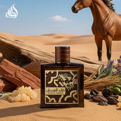 Lattafa Qaed Al Fursan Untamed - Sweet, Warm & Spicy, Amber, Aromatic - Eau De Parfum Long-Lasting Fragrance for Unisex, 3.04 Ounce / 90ml