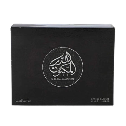 Lattafa Al Dur Al Maknoon Silver for Men EDP - 100 ML (3.4 oz) I Fresh Light Leather With Fruity Accents I Leathery,Musky,Slightly Smoky with a pleasant aura I Suitable for any Occasion I