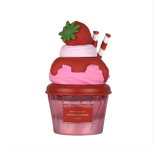 Lattafa Berry On Top Eau de Parfum, Give Me Gourmand Collection, Fruity Berry & Vanilla Cream Scent, Spray Form, 75ml