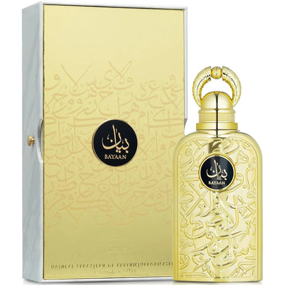 Lattafa Bayaan – Fruity, Floral, Sweet, Woody – Eau de Parfum Spray Long-Lasting Fragrance for Unisex, 3.4 Ounce / 100 ml