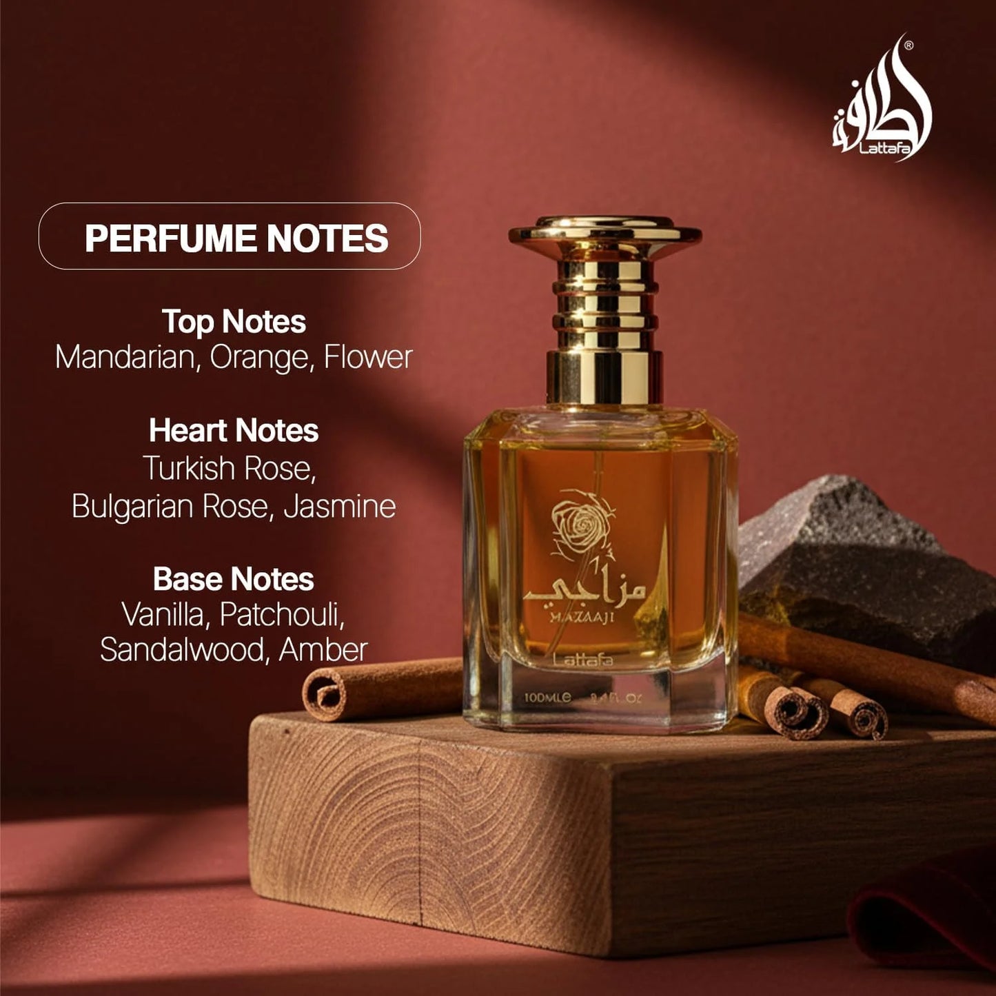 Lattafa Masaaji Eau De Parfum Spray (Unisex) 3.4 Ounce